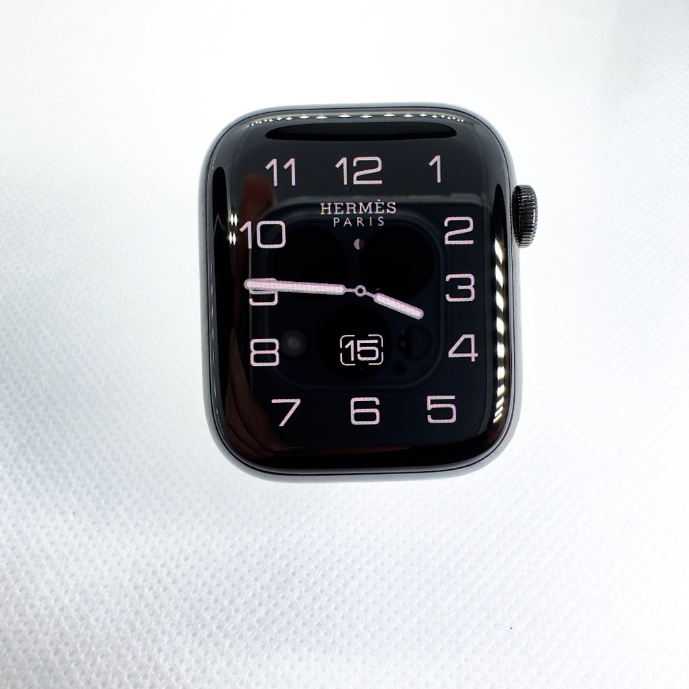 COPY - Apple Watch Hermès 45 Series 8 Space Black Stainless Steel Case